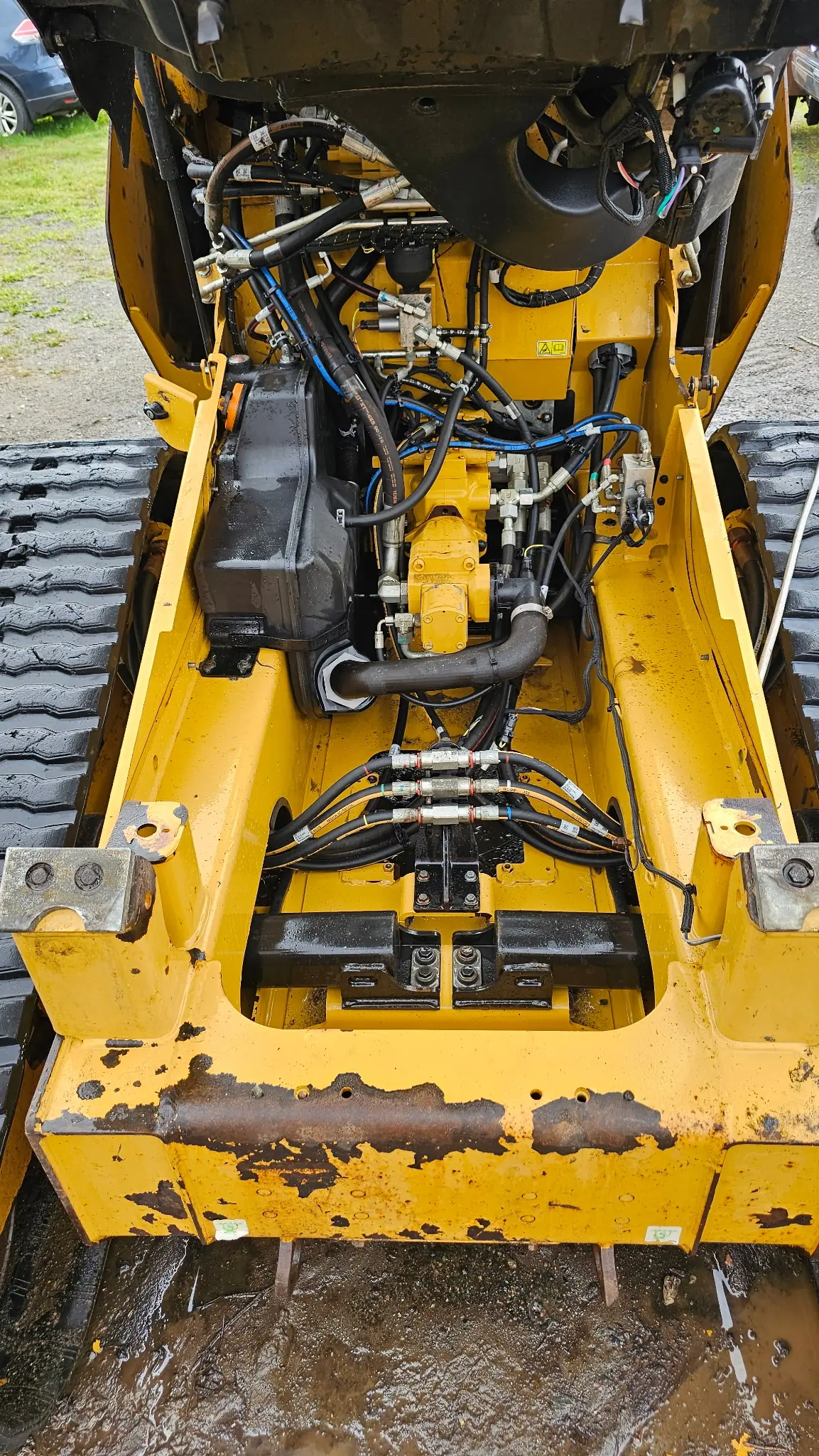 After heavy equipment washing — fleet unit